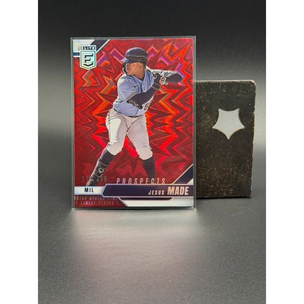 2026 Donruss Elite Jesus Made Elite Prospects Red Parallel /499 Brewers